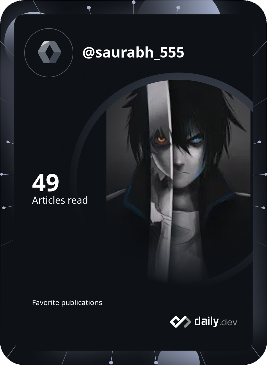 Saurabh Salunke's Dev Card