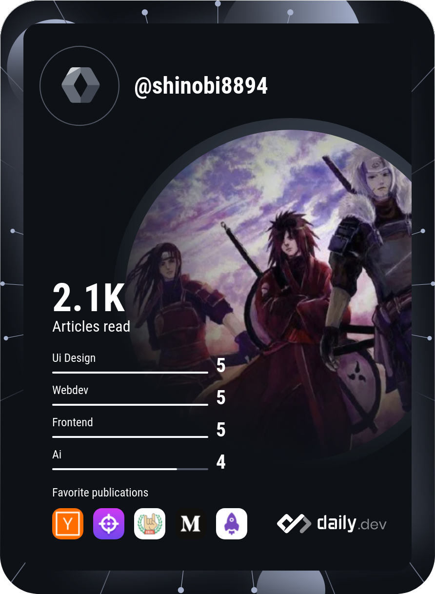 Tadashi Amano's Dev Card