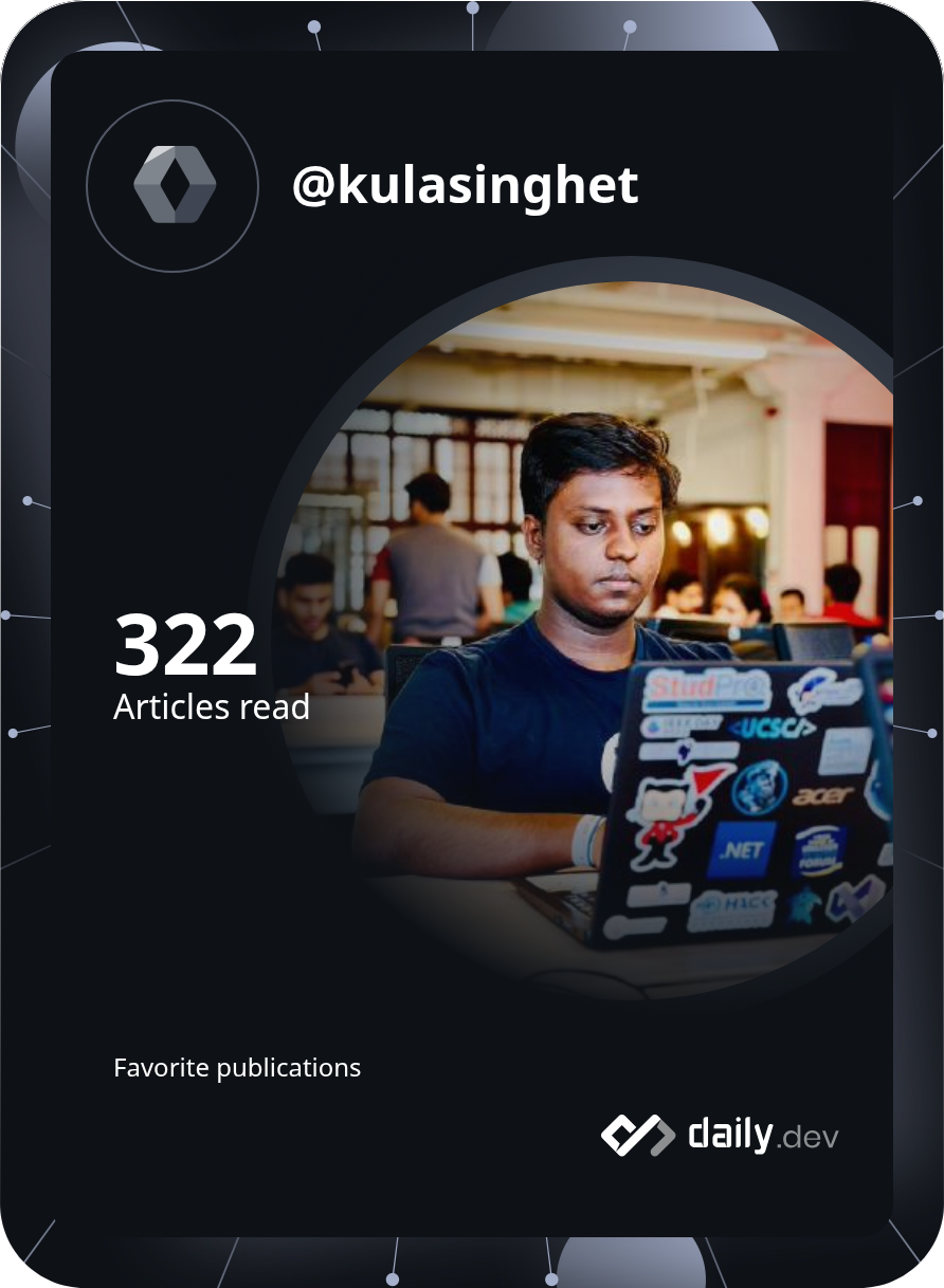 Thevindu Kulasinghe's Dev Card