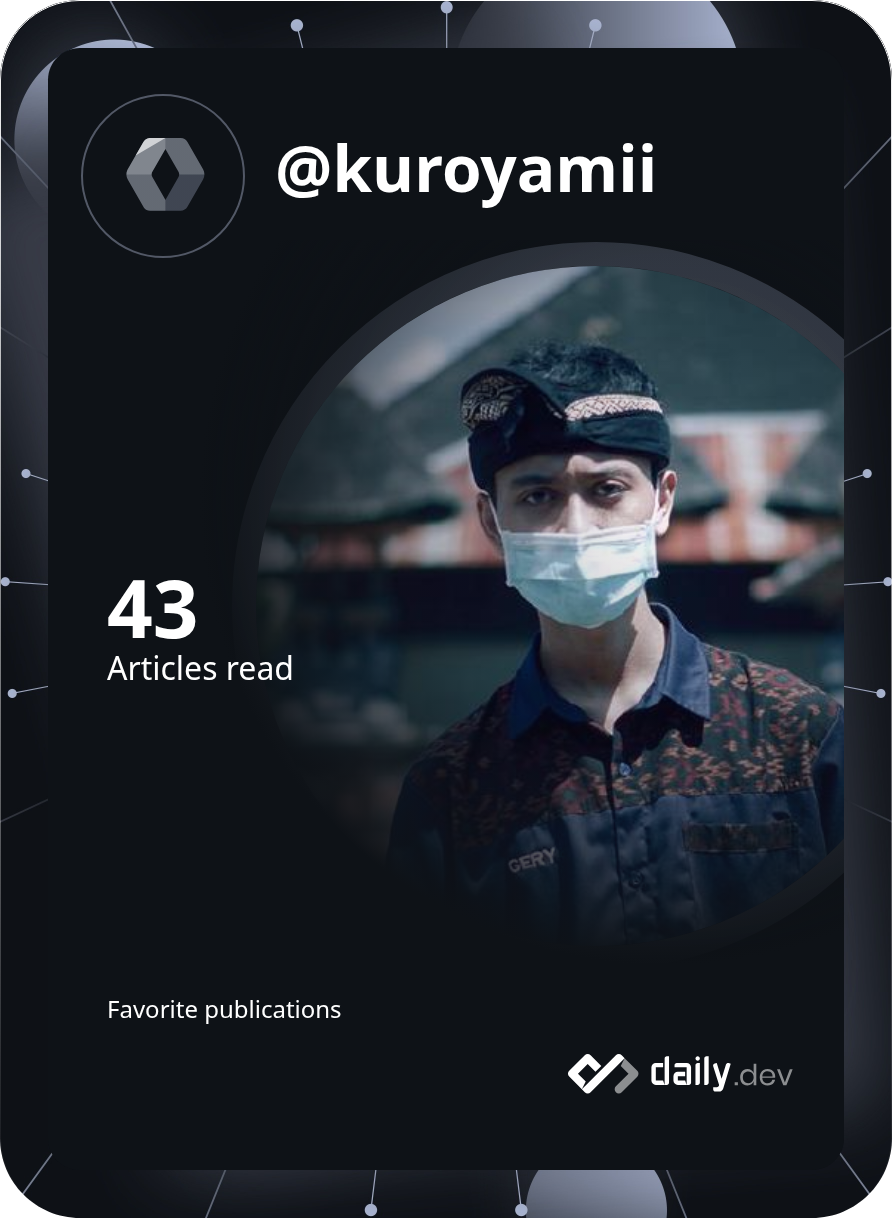 Gede Gery Sastrawan's Dev Card