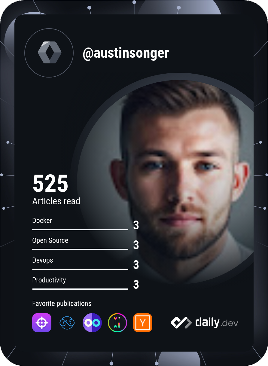 Austin Songer's Dev Card