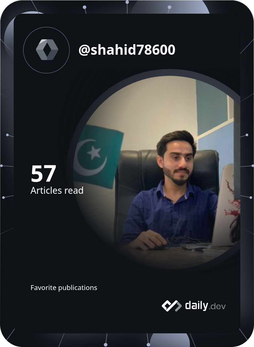 Shahid Khan's Dev Card