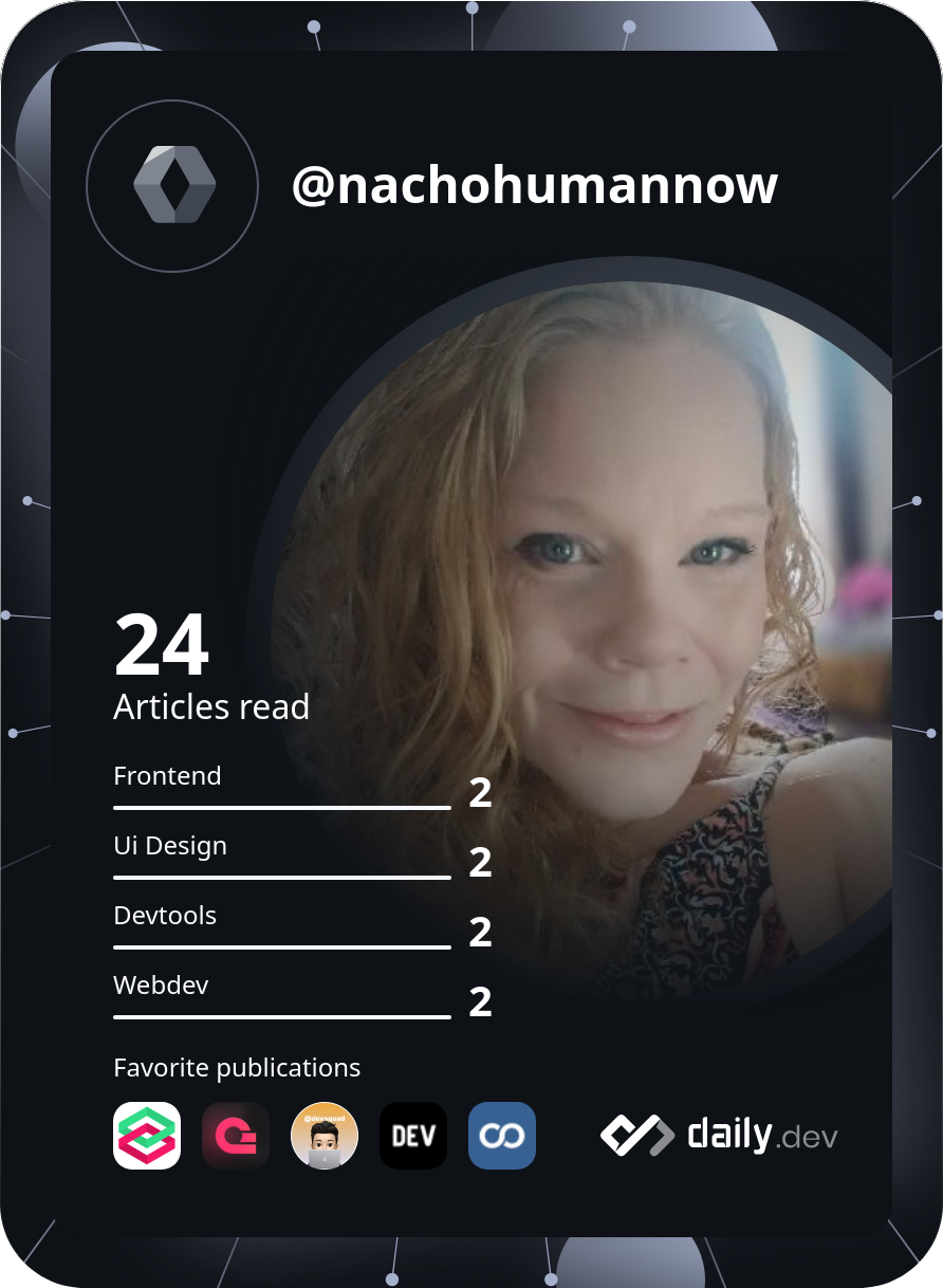 Nicole Sager's Dev Card