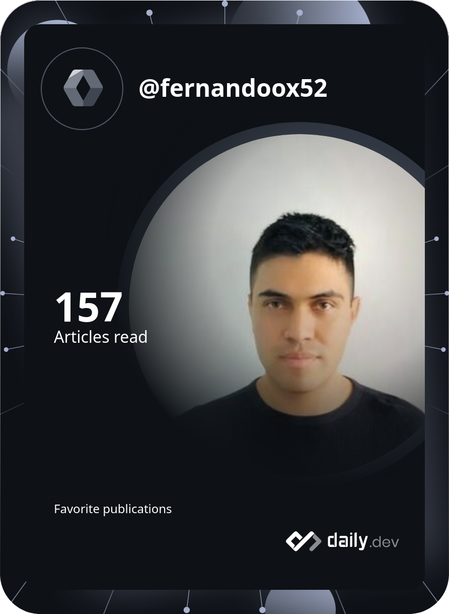 Luis Fernando Fz's Dev Card