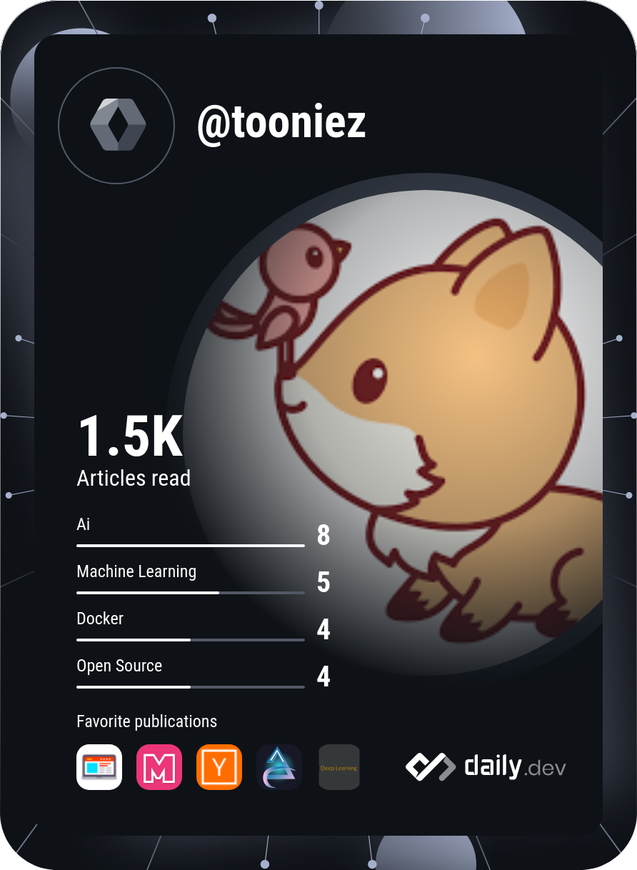 tooniez's Dev Card