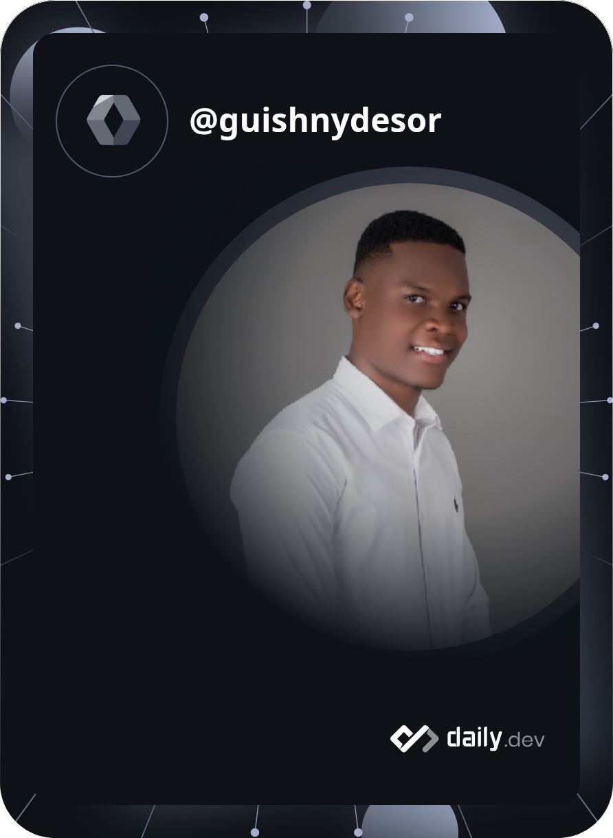 Guishny Desor's Dev Card