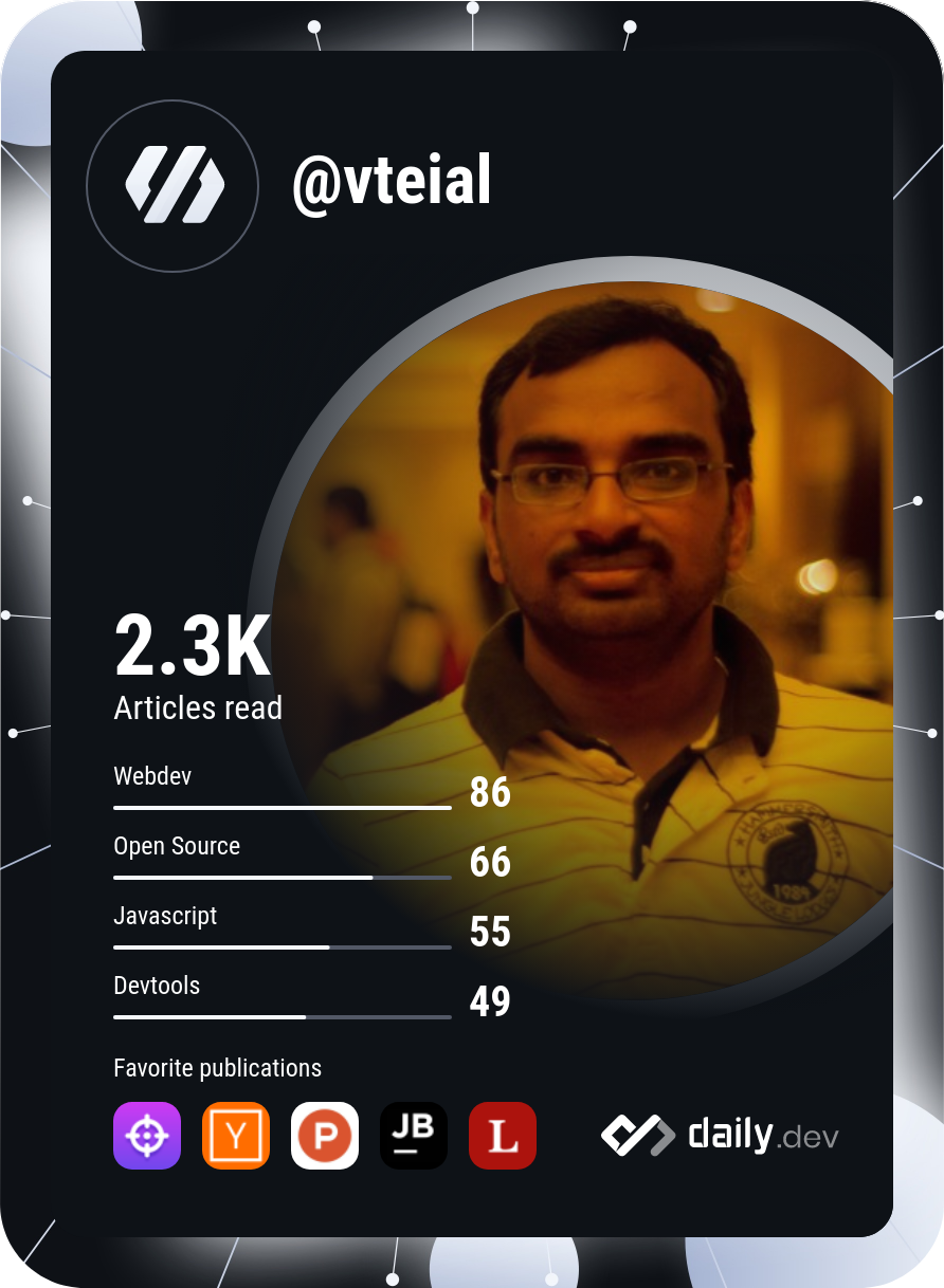 Eialarasu's Dev Card