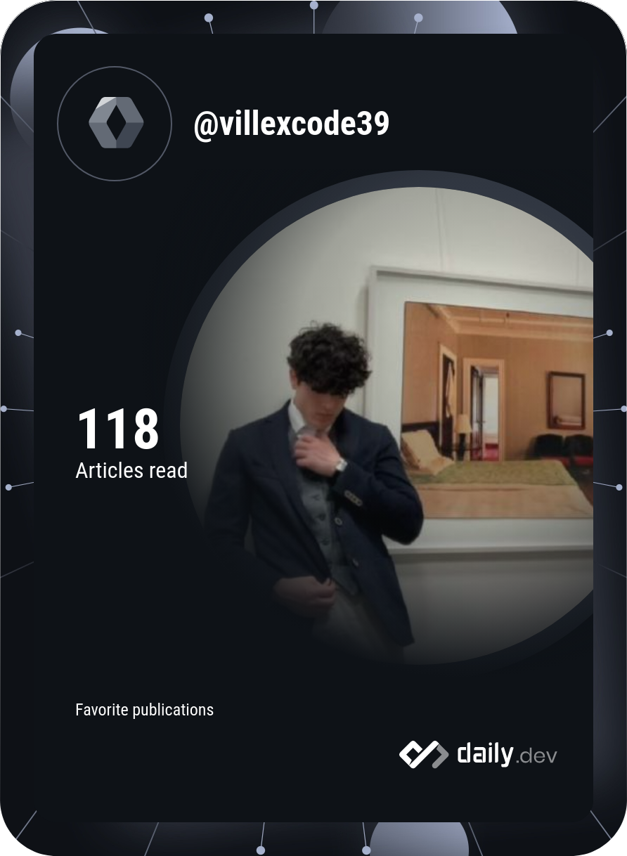Villex's Dev Card