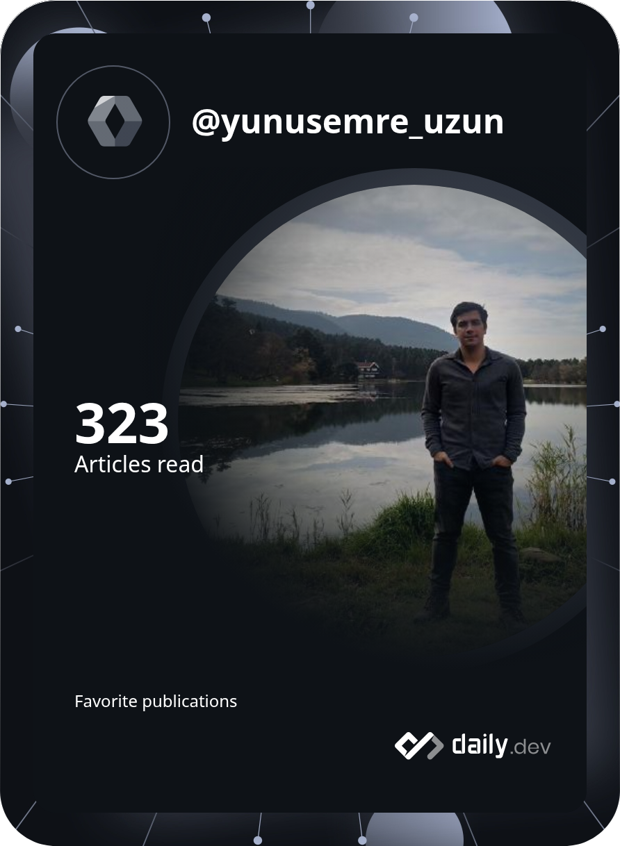 Yunus Emre's Dev Card