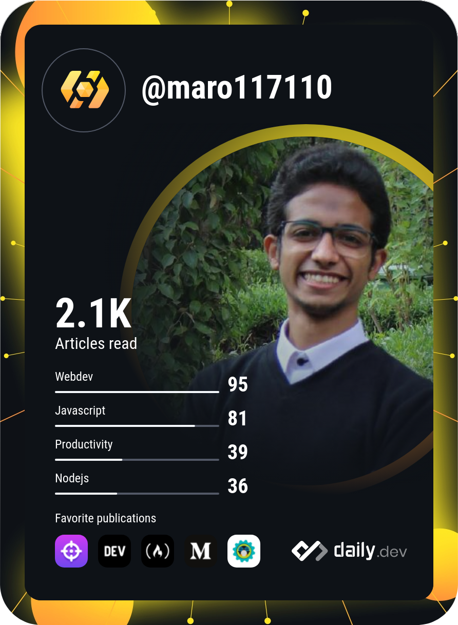 Marwan El-Adawy's Dev Card