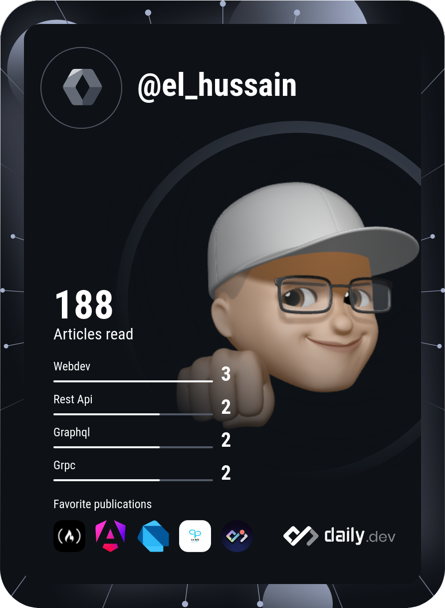 Hussaini Suleiman's Dev Card