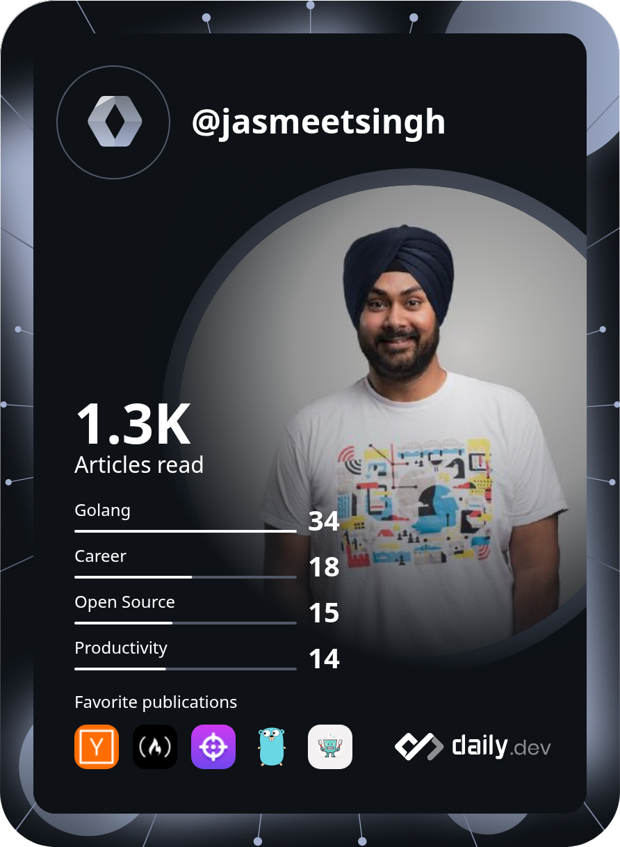 Jasmeet Singh's Dev Card