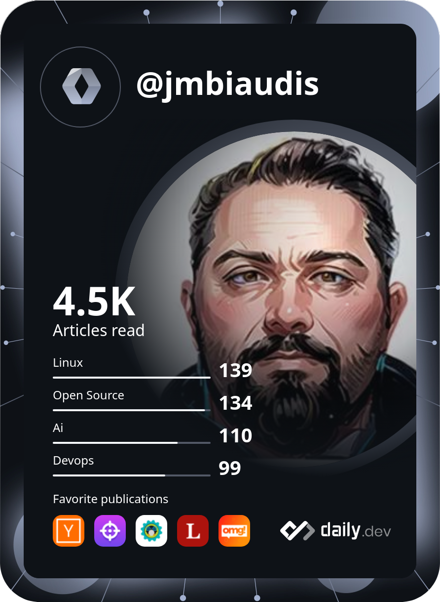 Jean-marc Biaudis's Dev Card