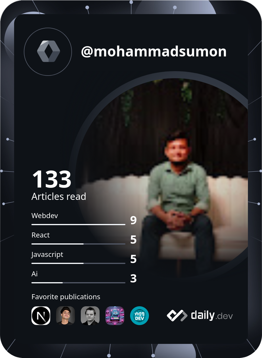 Mohammad Sumon's Dev Card