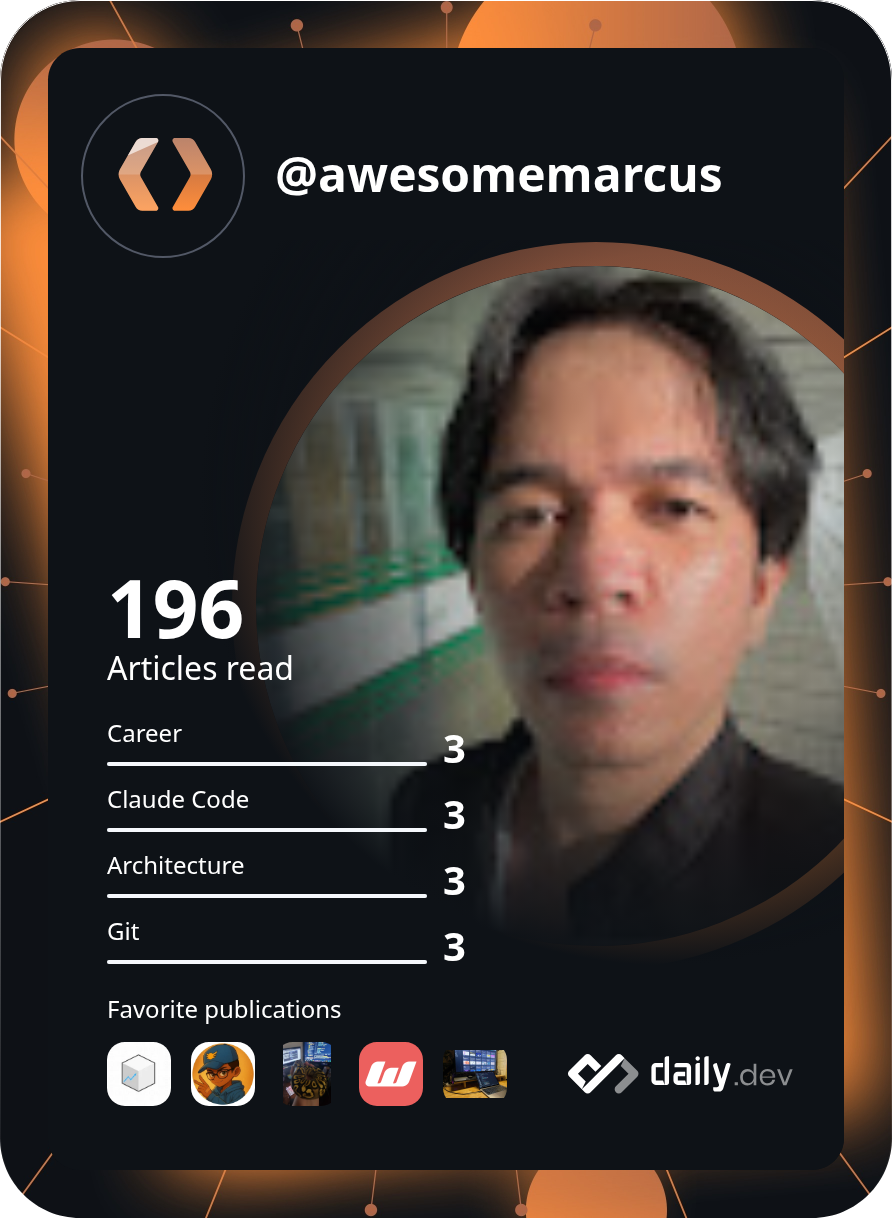 Marcus' Dev Card