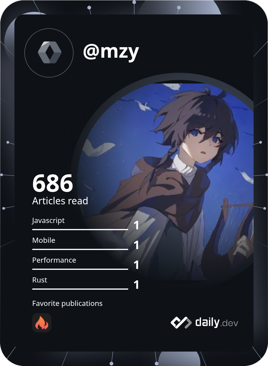 mzy's Dev Card