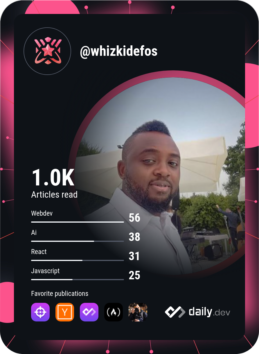 Efosa Igbinehi's Dev Card