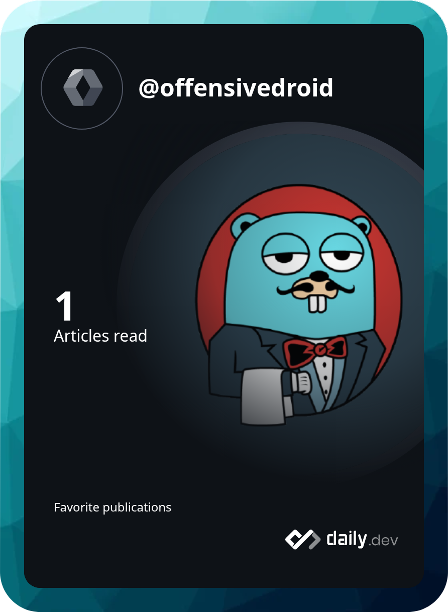 offensivedroid's Dev Card