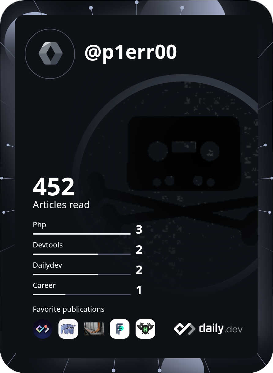 p1err00's Dev Card