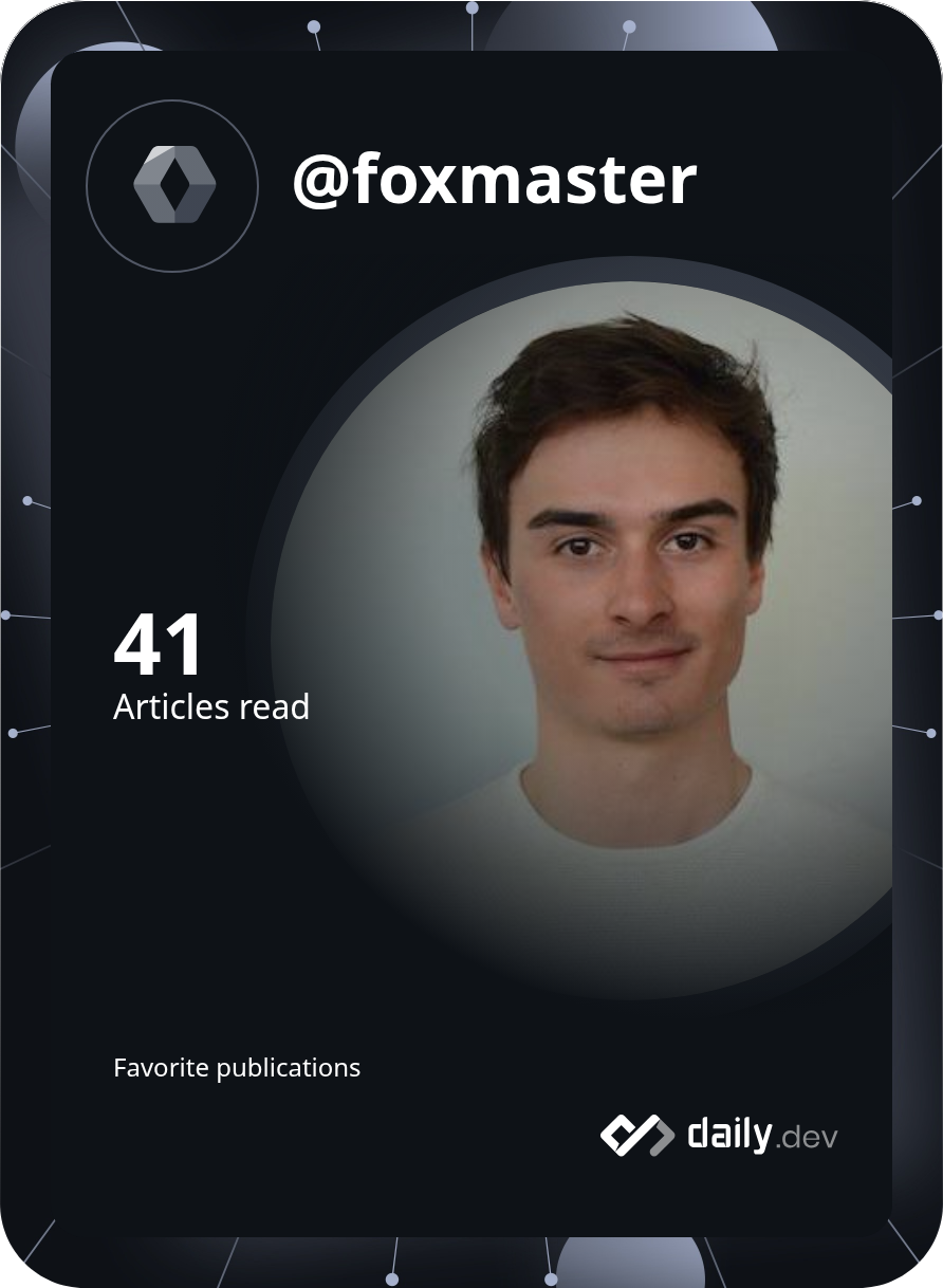 Foxmaster's Dev Card