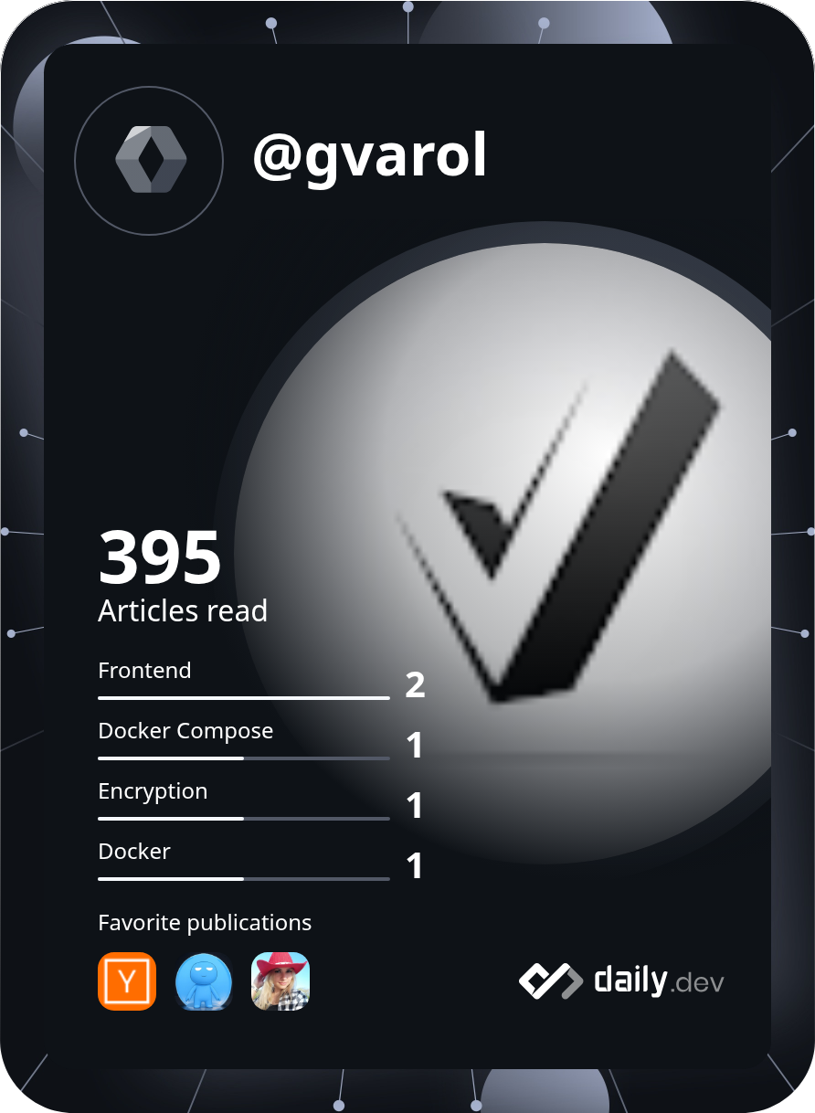 Güler Varol's Dev Card
