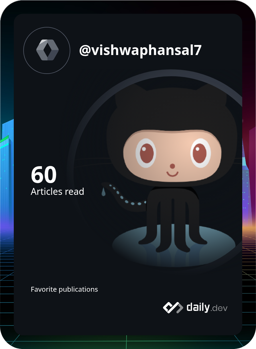 Vishwa Phansal's Dev Card