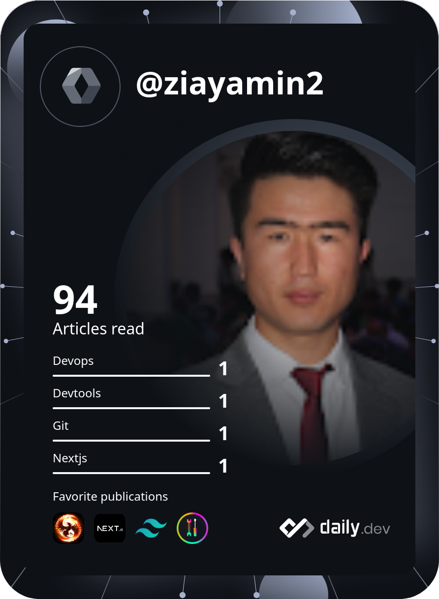 Zia Yamin's Dev Card