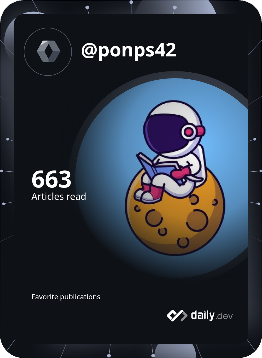 Alexandre's Dev Card