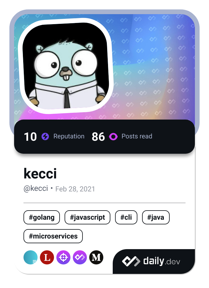 kecci's Dev Card