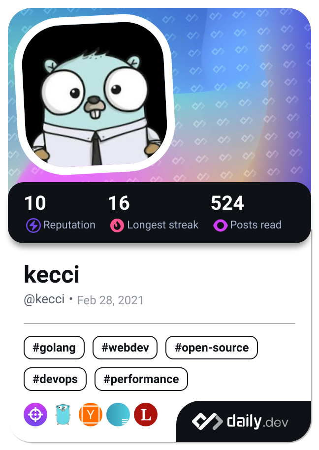 kecci's Dev Card