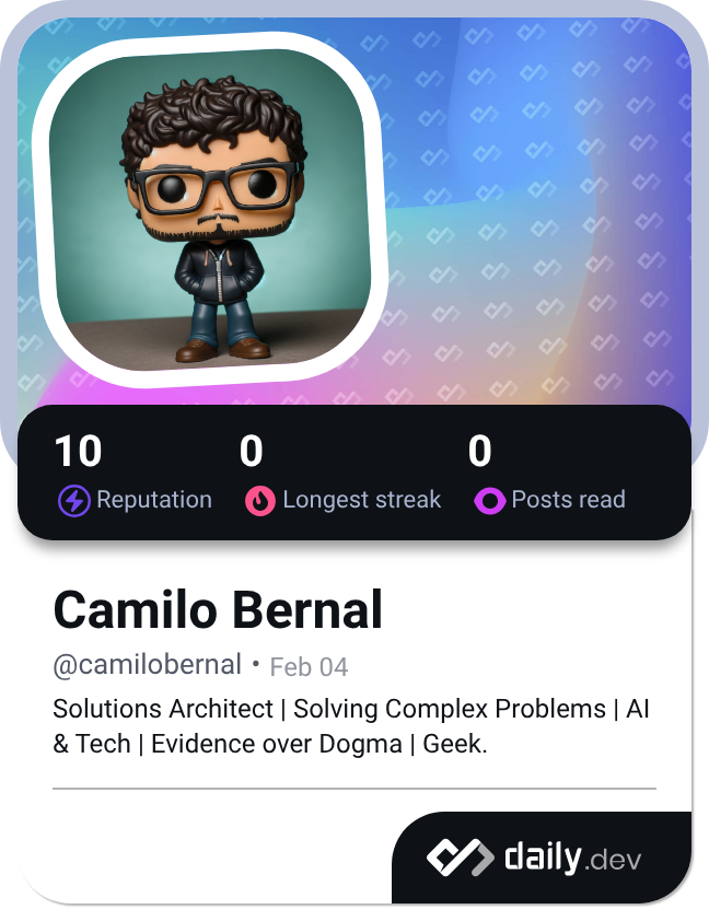 Camilo Bernal's Dev Card
