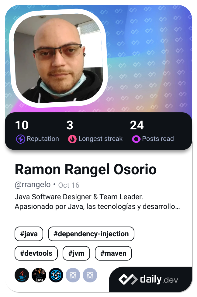 Ramon Rangel Osorio's Dev Card