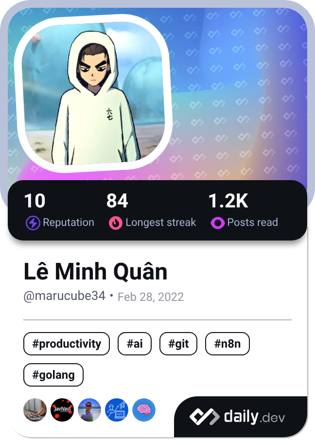 Lê Minh Quân's Dev Card