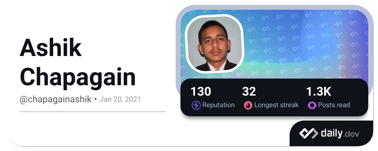 Ashik Chapagain (@chapagainashik) | daily.dev