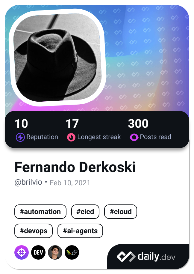 Fernando Derkoski's Dev Card