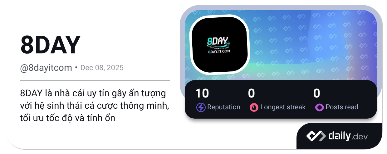 8DAY (@8dayitcom) | daily.dev