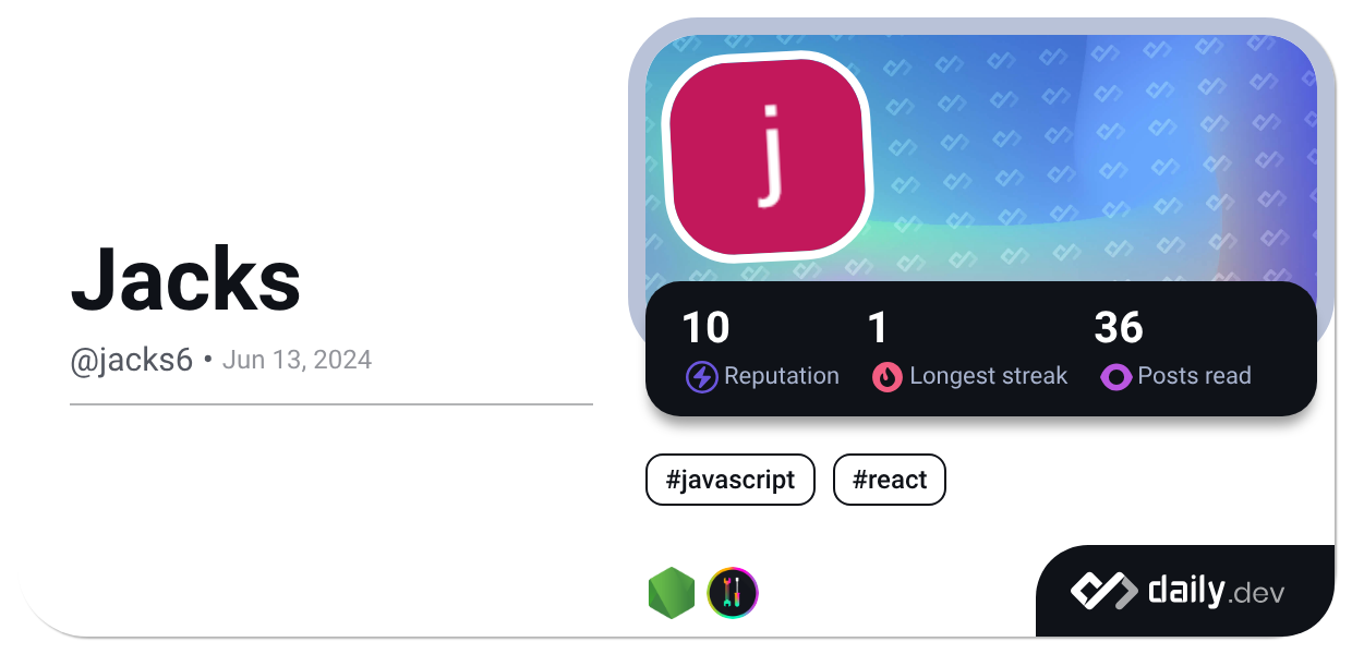 Jacks (@jacks6) | daily.dev