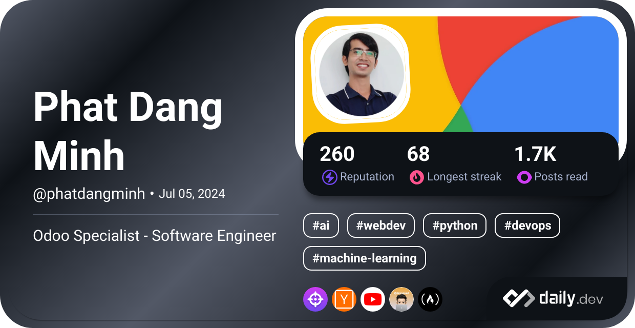 Recent Posts By Phat Dang Minh phatdangminh Daily dev Recent Posts By Phat Dang Minh phatdangminh Daily dev