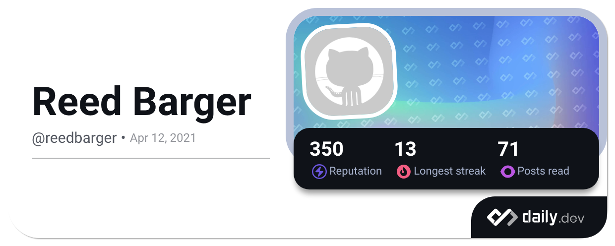 Reed Barger (@reedbarger) | daily.dev