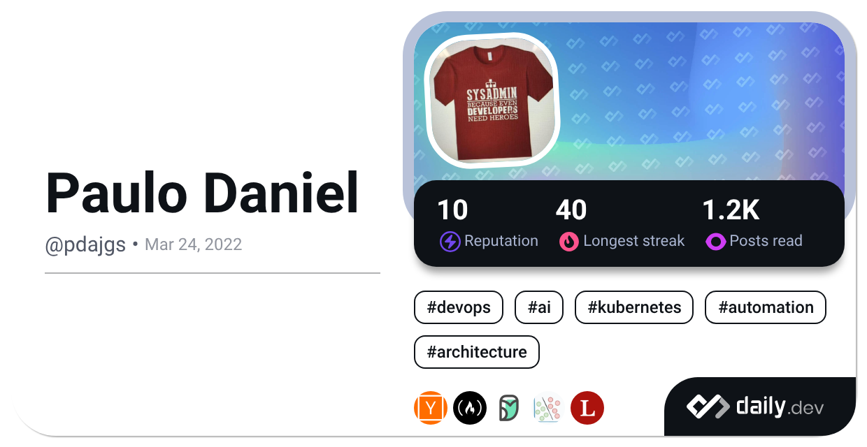 Paulo Daniel's Dev Card