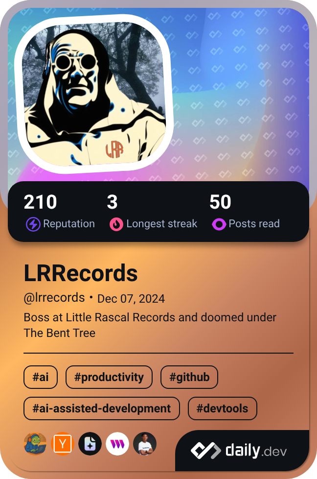 LRRecords's Dev Card
