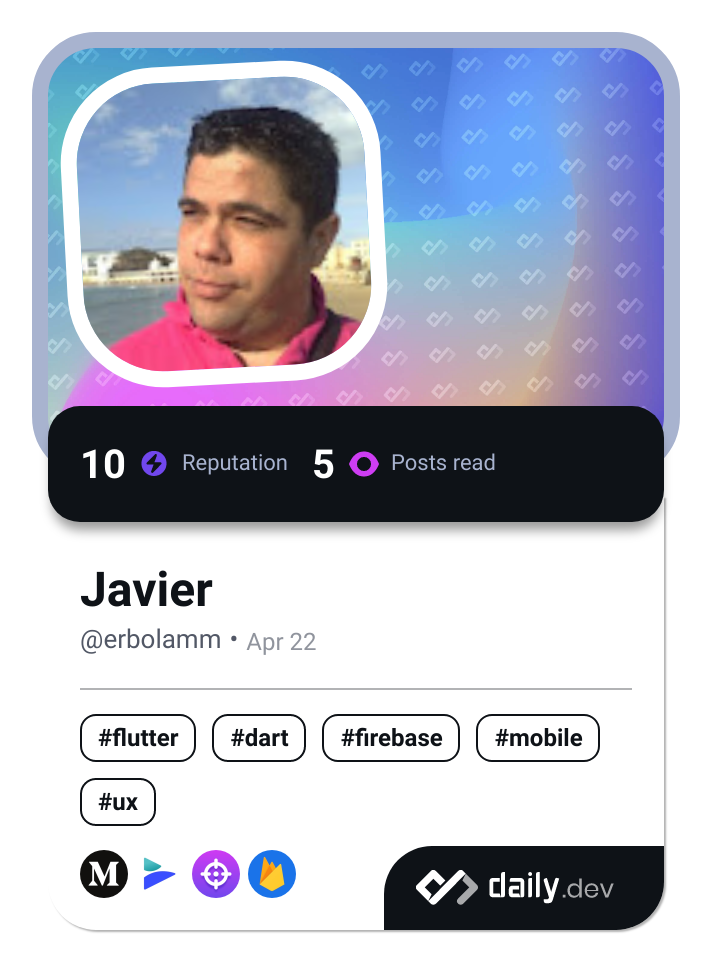 Javier's Dev Card