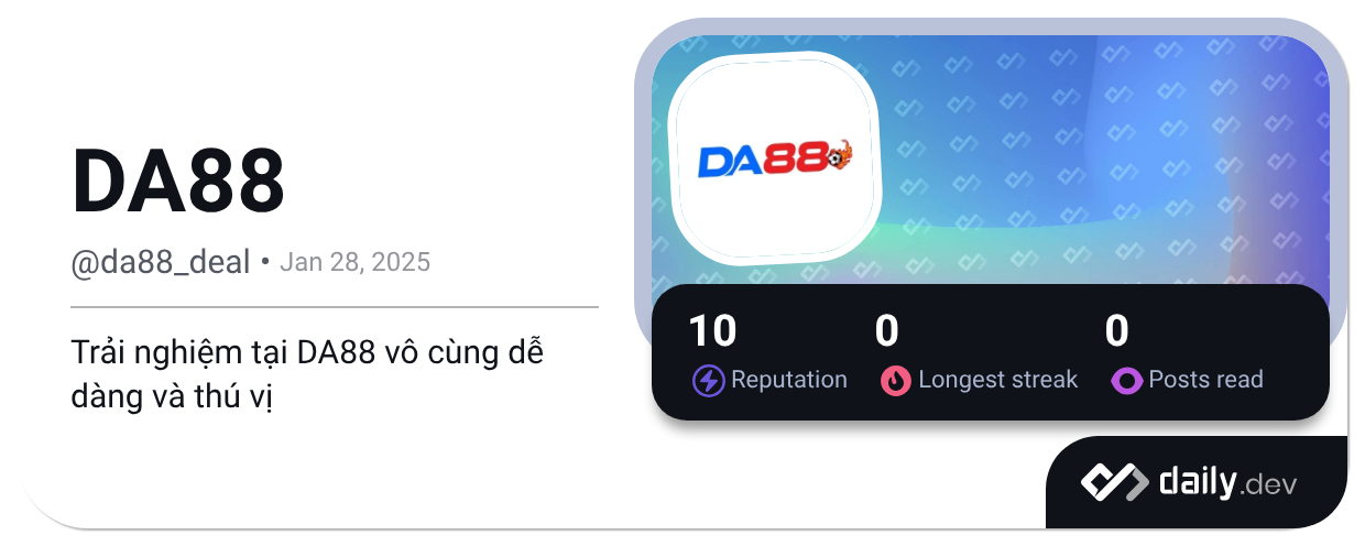 DA88 (@da88_deal) | daily.dev