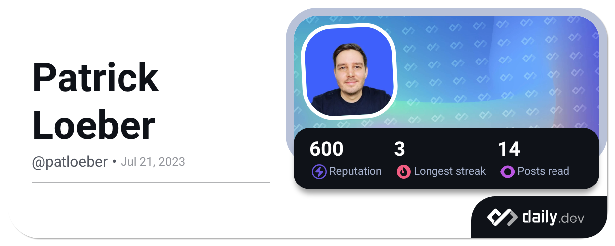 Patrick Loeber (@patloeber) | daily.dev