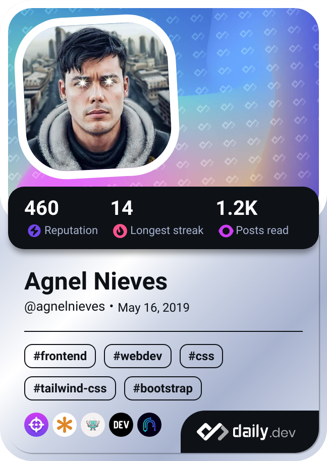 Agnel Nieves's Dev Card