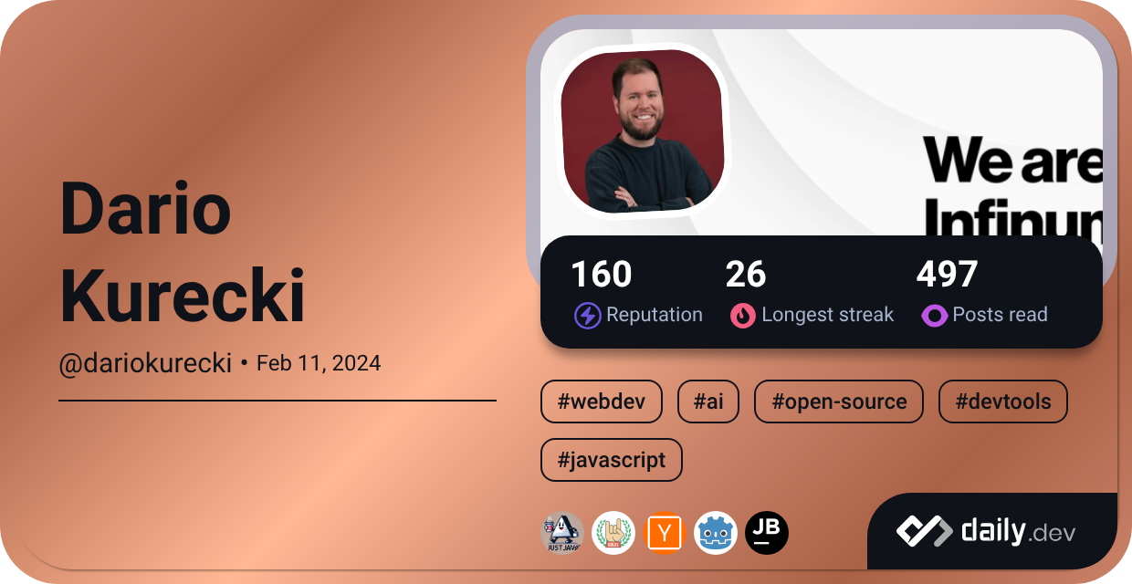 Dario Kurecki's Dev Card