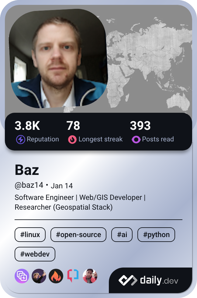 Baz's Dev Card