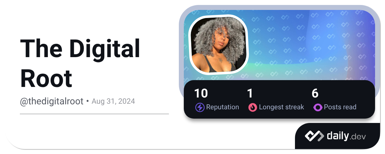 The Digital Root (@thedigitalroot) | daily.dev