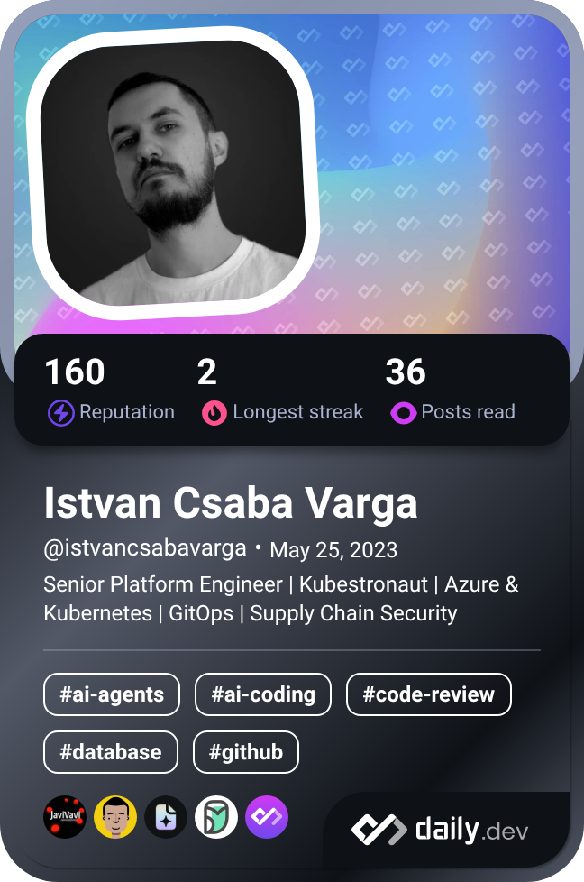 Istvan Csaba Varga's Dev Card