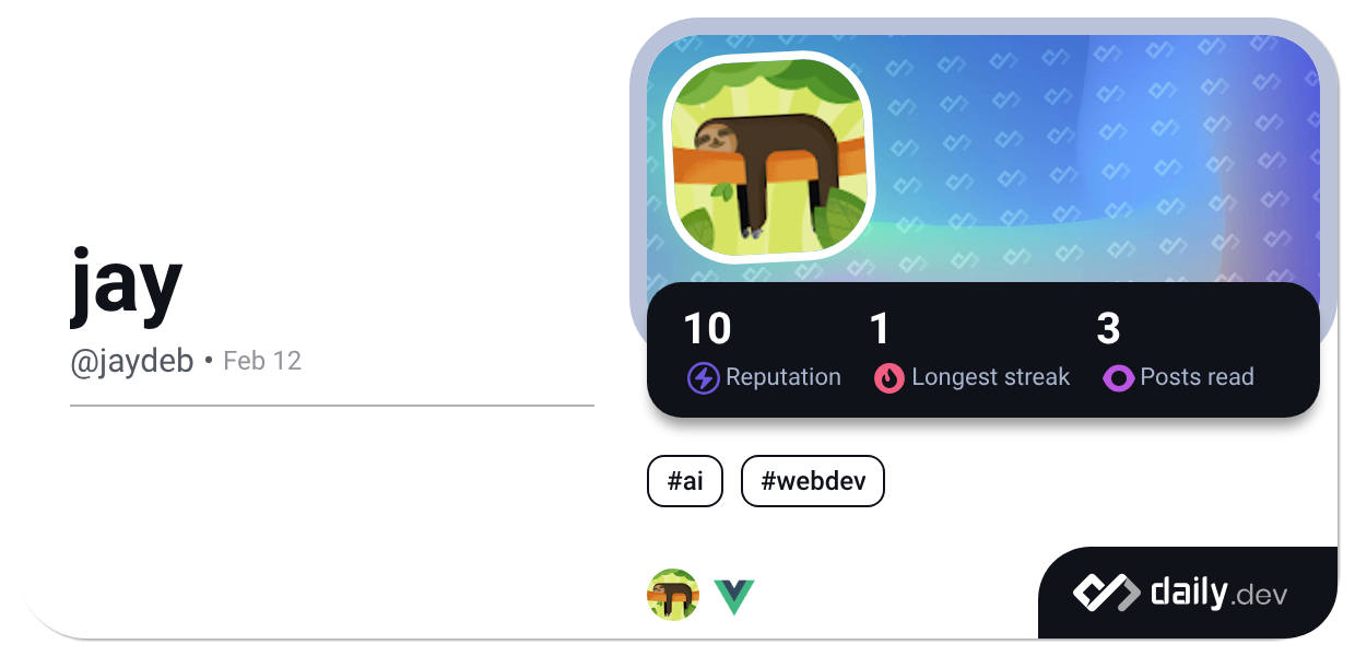 jay (@jaydeb) | daily.dev